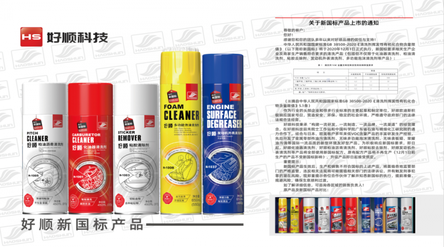 好順科技 - 清洗劑新國標解讀！